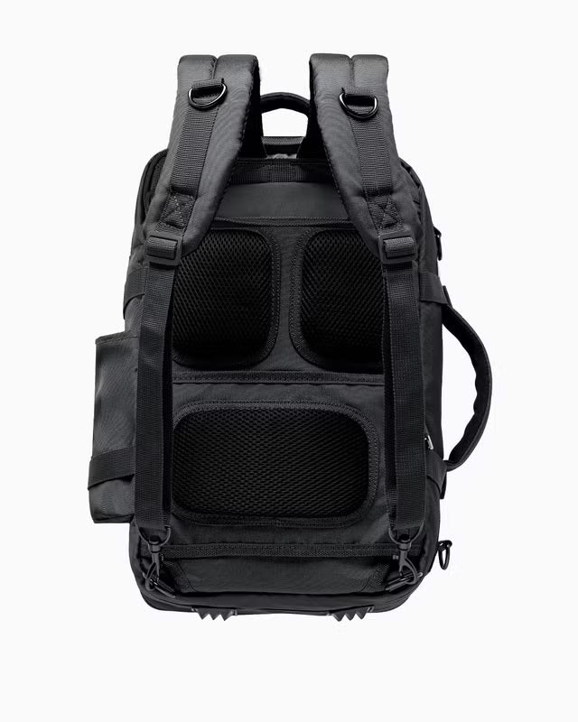 Puccini rugzak - 3 in 1 - 40x25x12-20 cm - formaat aanpasbaar - zwart - Wizzair - KLM- Ryanair - handbagage