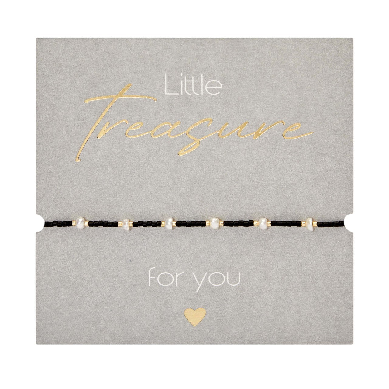 Crystals by HCA-Armband-Little Treasure-Zwart