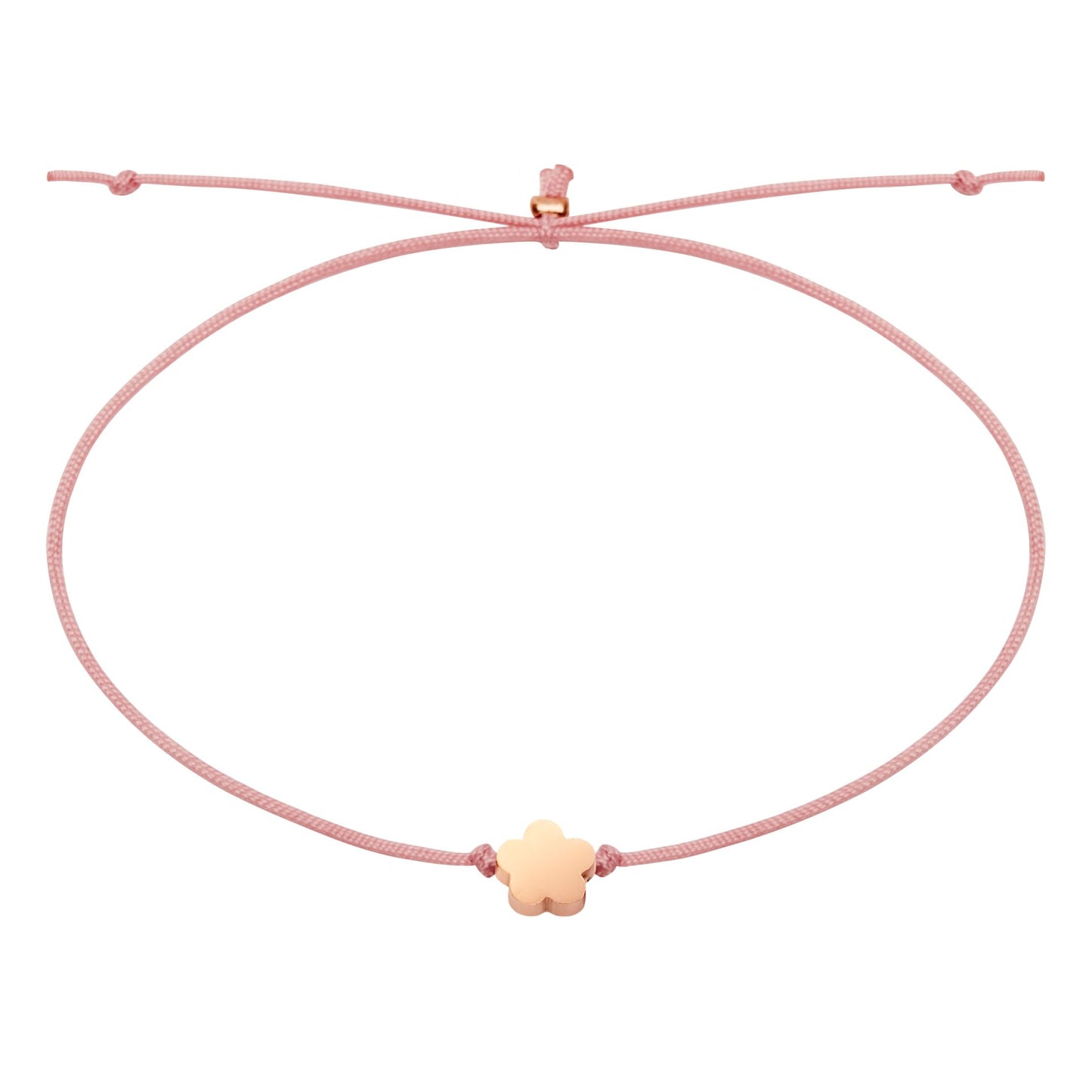 Kryształy HCA - Bransoletka - Dobre Życzenia - Pozłacane Różowym Złotem - Kwiat