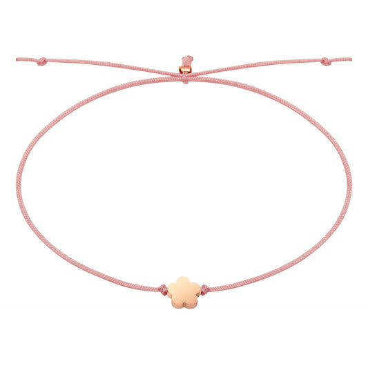 Kryształy HCA - Bransoletka - Dobre Życzenia - Pozłacane Różowym Złotem - Kwiat