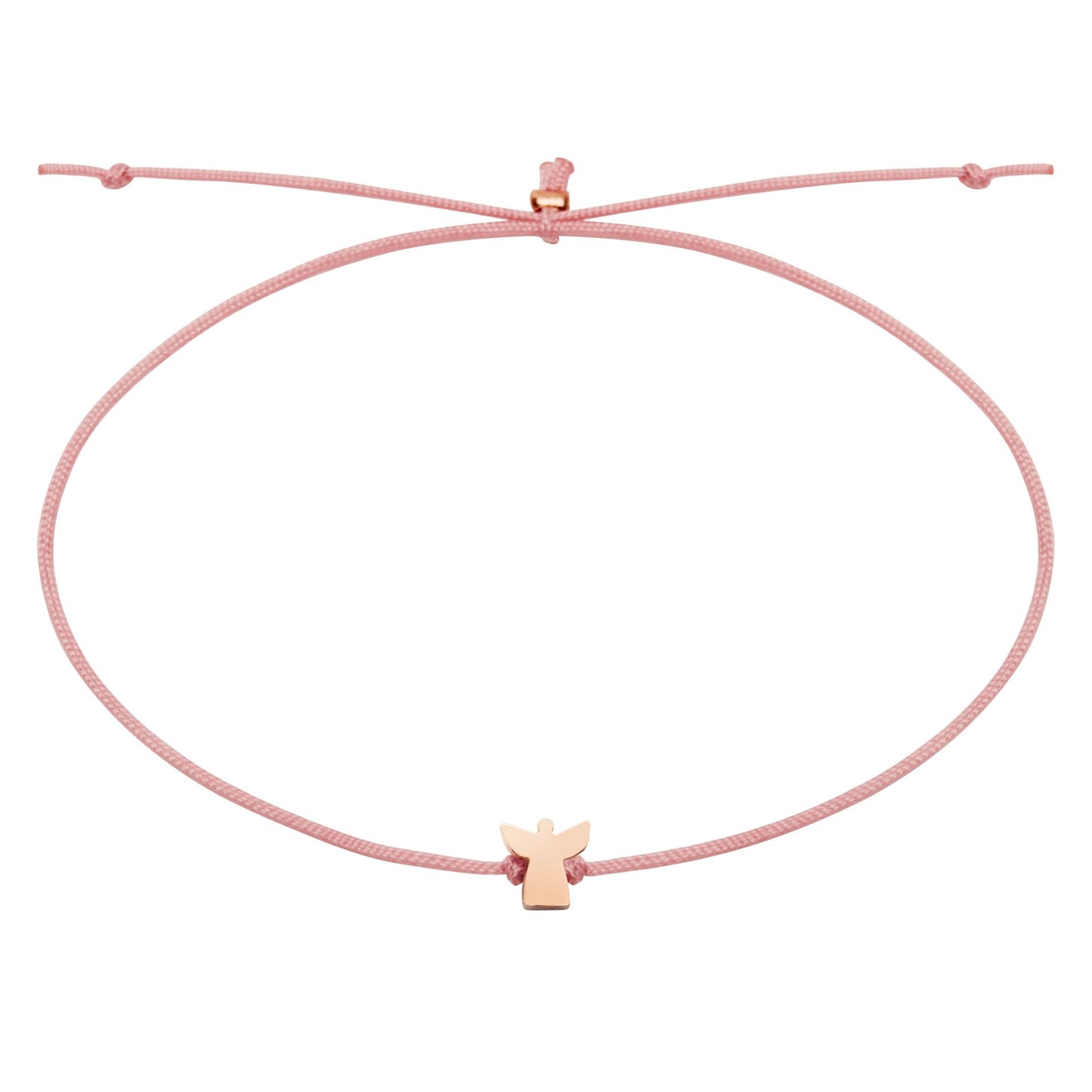 Kryształy HCA-Bransoletka-Good Wishes-Pozłacane różowym złotem-Anioł