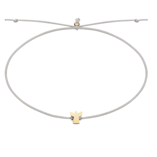 Kryształy HCA-Bransoletka-Dobre Życzenia-Pozłacane-Anioł