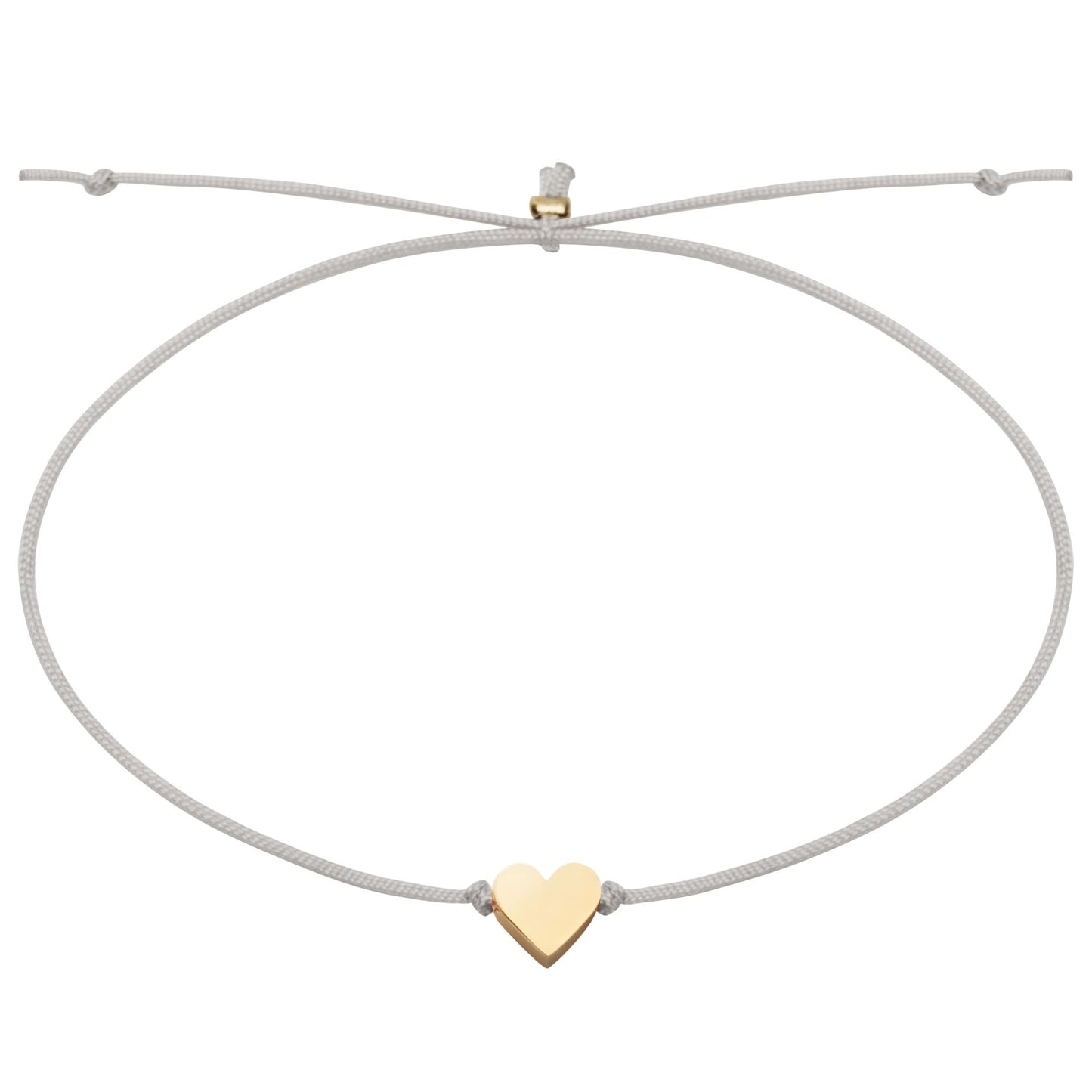 Kryształy HCA - Bransoletka - Dobre Życzenia - Pozłacane - Serce