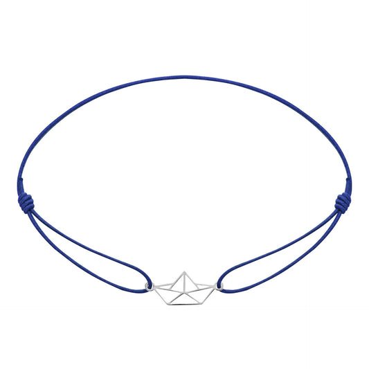 Bransoletka HCA Crystals by Little Stars ze stali nierdzewnej w kształcie łodzi