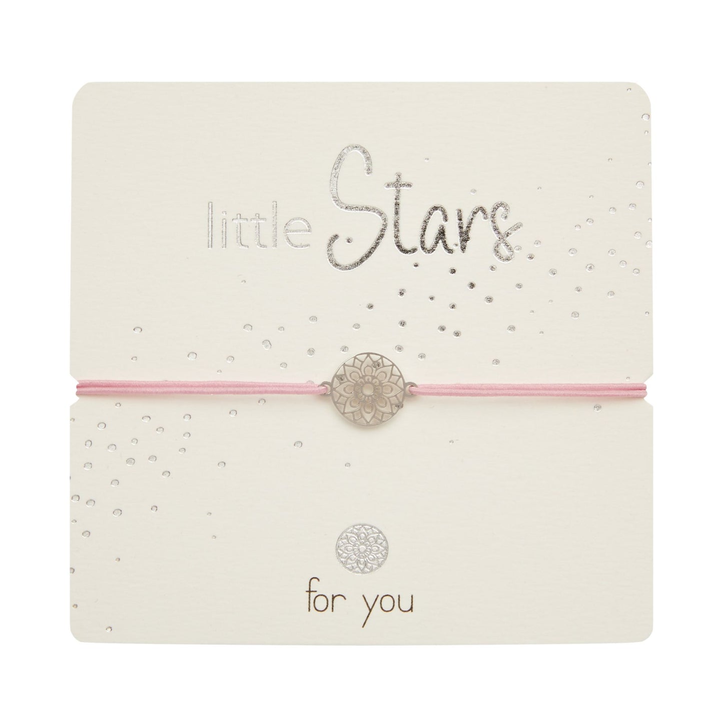 Bransoletka HCA Crystals by HCA Little Stars ze stali nierdzewnej Mandala szczęścia