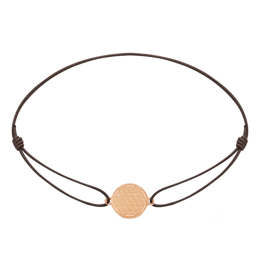 Bransoletka HCA Crystals Little Stars w kolorze różowego złota z kwiatem życia