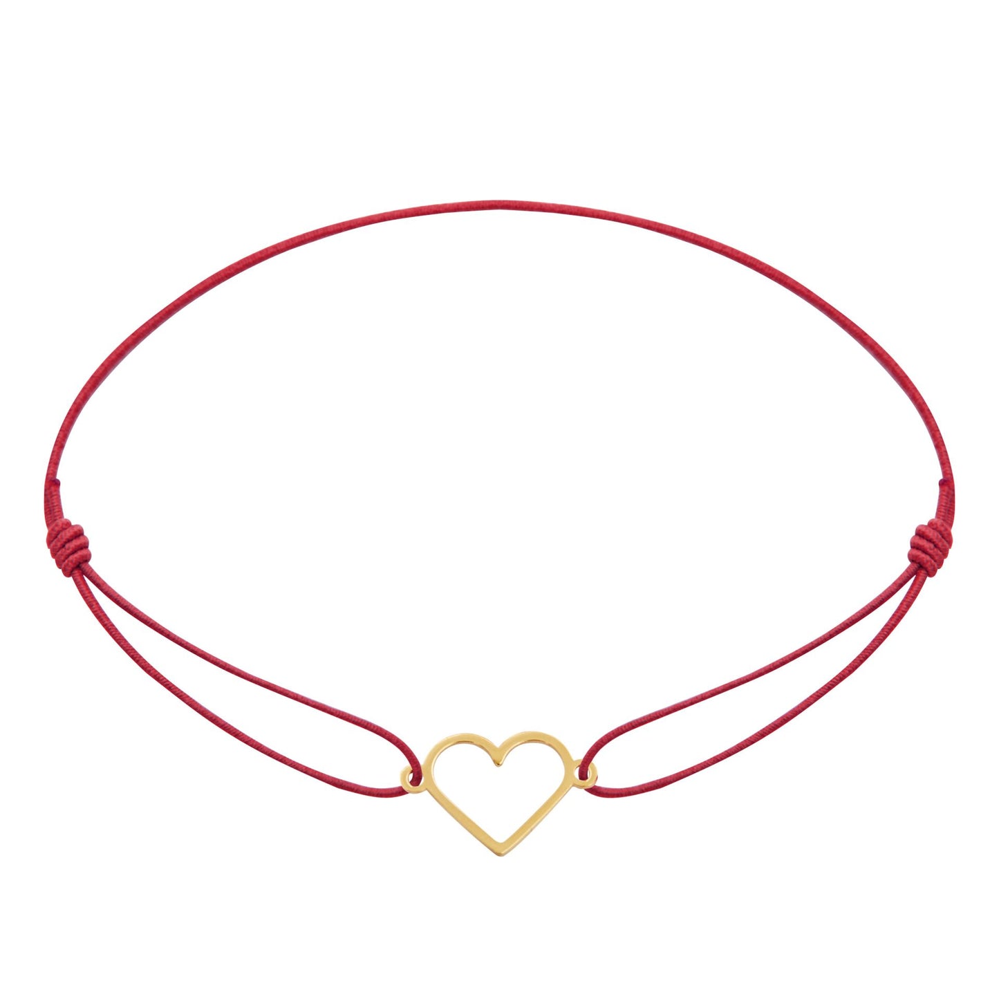 Kryształy HCA - Bransoletka - Małe gwiazdki - Pozłacane - Serce