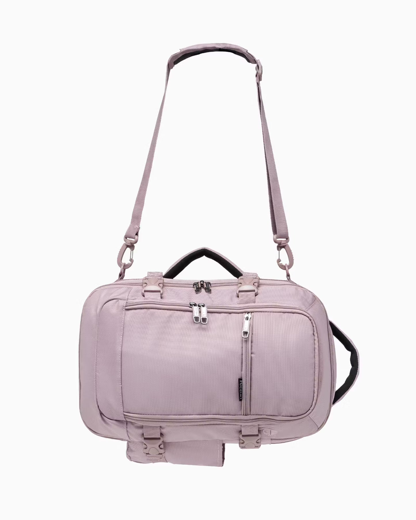 Plecak Puccini - 3 w 1 - 40x25x12-20 cm - regulowany rozmiar - czarny - Wizzair - KLM - Ryanair - bagaż podręczny