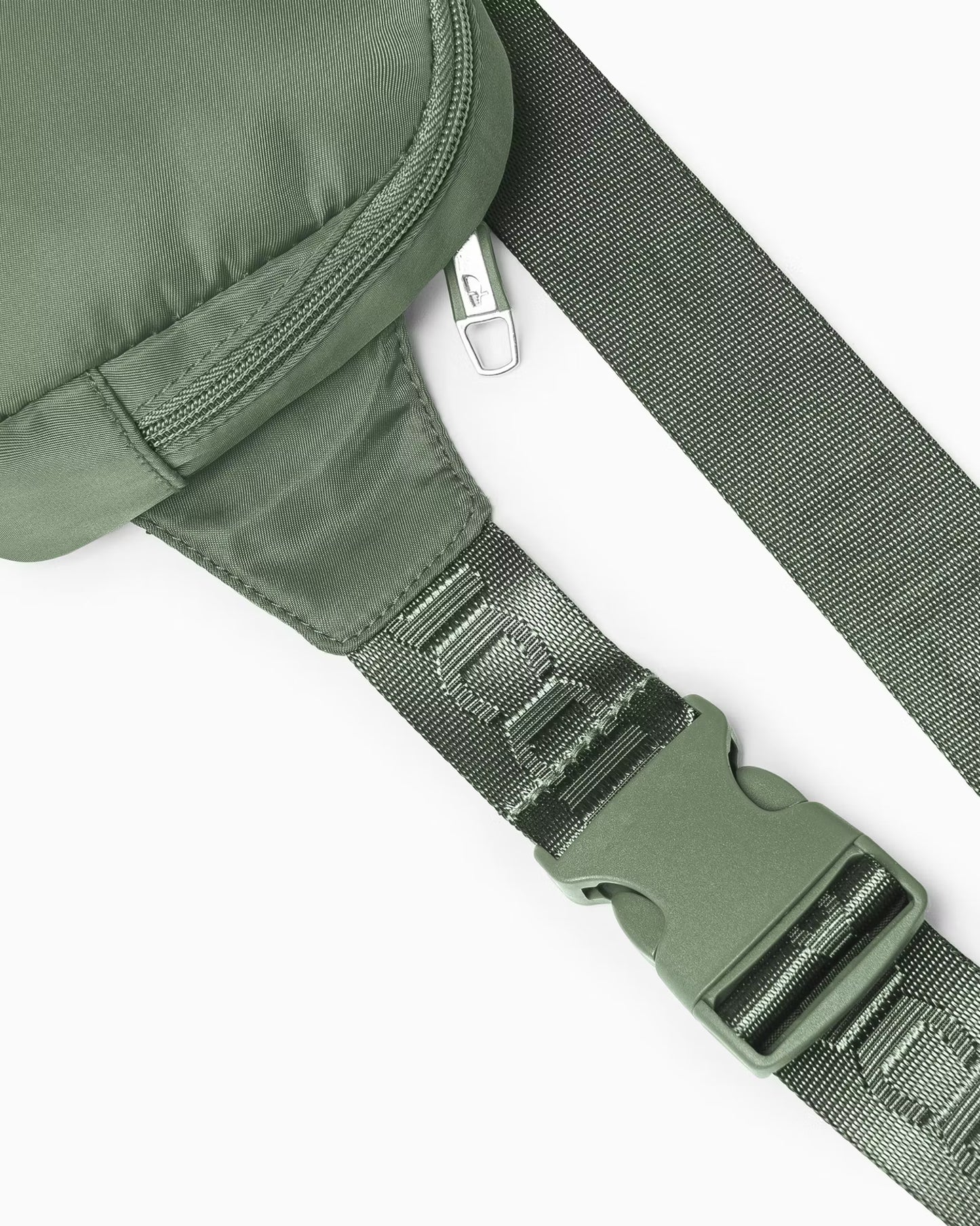 Puccini-Groene stoffen heuptas-cross body bag