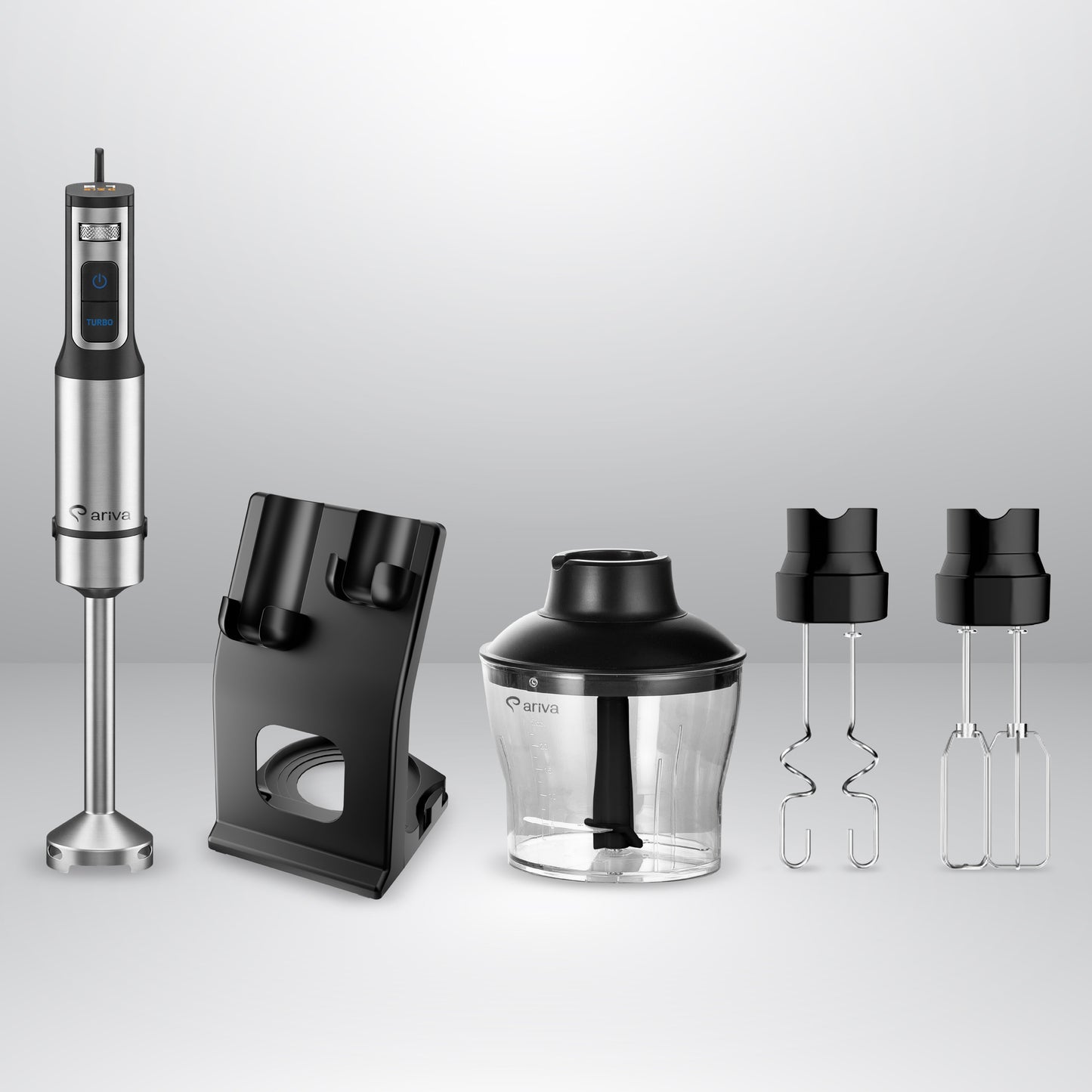 ARIVA-Blender-1500W-1.5L-2-in-1-250G Herb Grinder-Also for Coffee Beans-Auto Clean-Stainless Steel