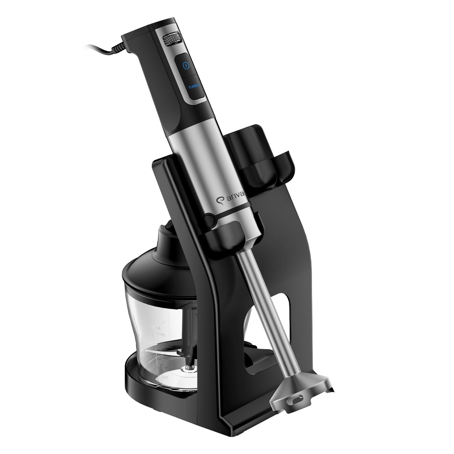 ARIVA-Blender-1500W-1.5L-2-in-1-250G Herb Grinder-Also for Coffee Beans-Auto Clean-Stainless Steel