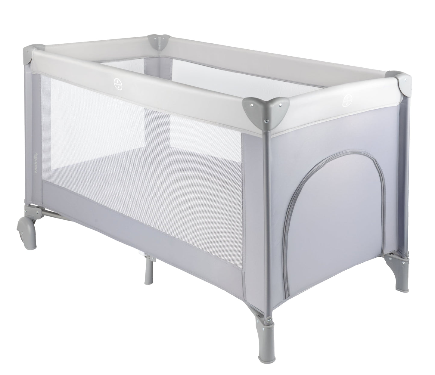 MalPlay-Luno-Reisbedje & Box 2-in-1 – Wieltjes – Inclusief Draagtas