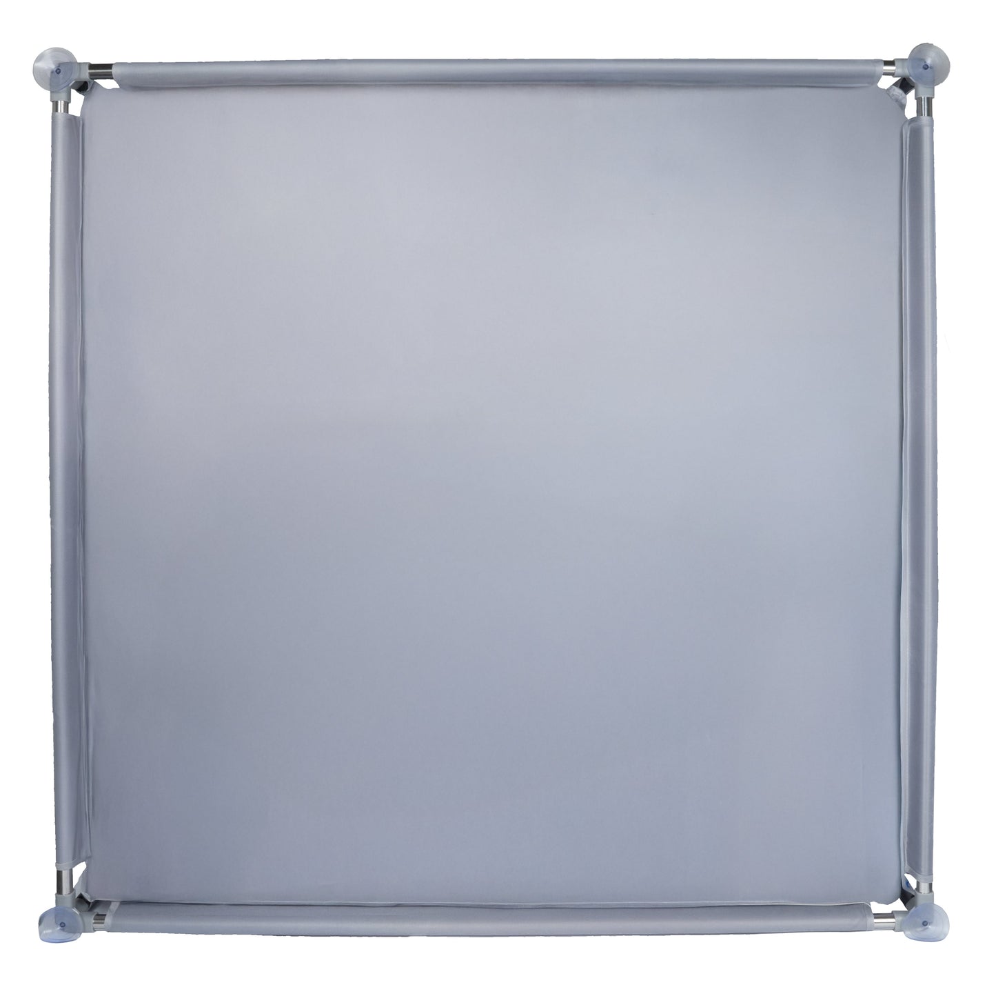 MalPlay-KIVO-babybox - kinderbox – 120x180 cm – voor binnen en buiten – grijs/wit – ademend gaas