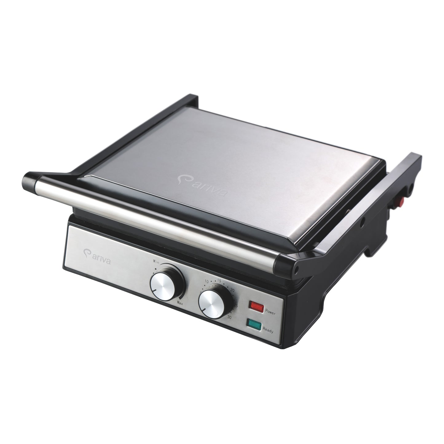 ARIVA-Grill-29x24cm-2 in 1-contact grill-tafel grill-tosti apparaat-Keramische anti-aanbaklaag-Timer-2000W