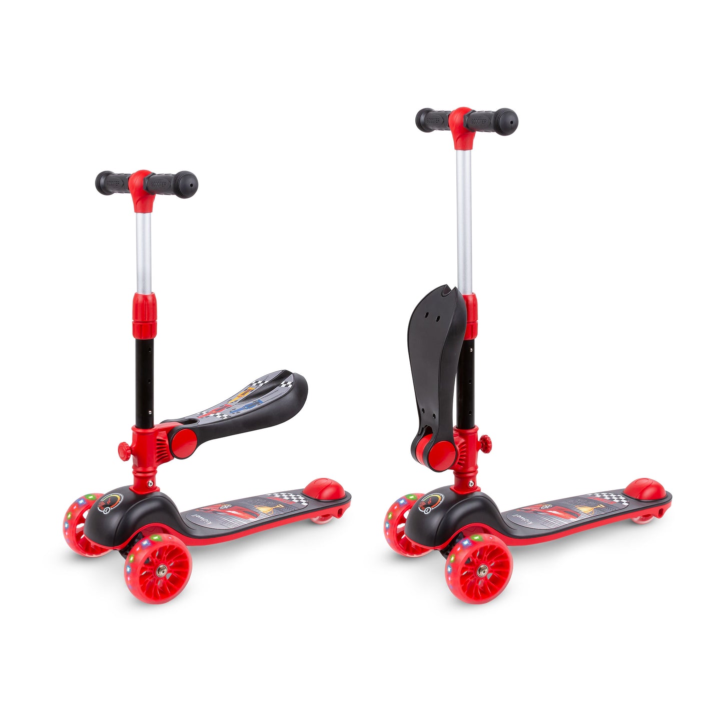 Kidwell-RIMBA-step-Red/black-with saddle