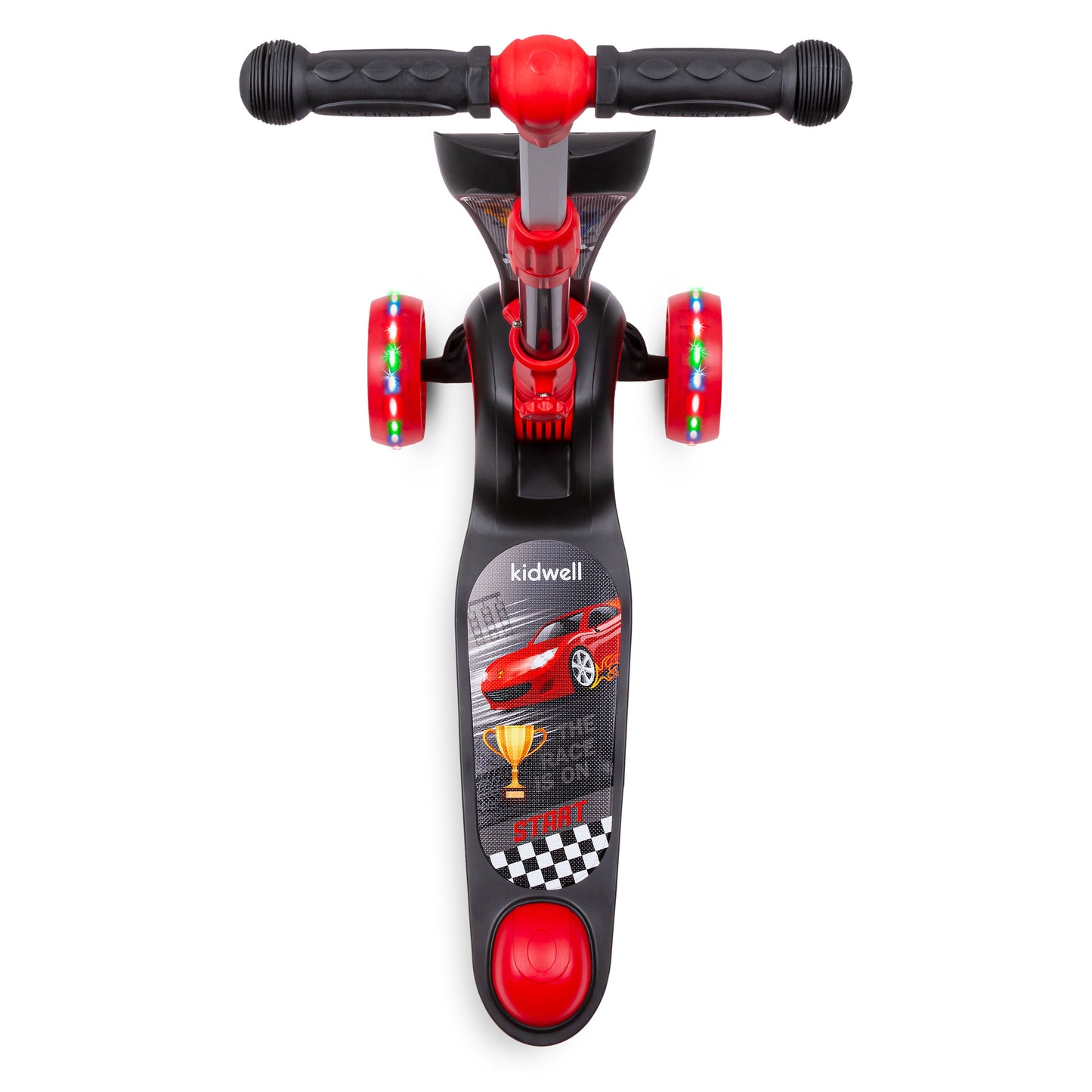 Kidwell-RIMBA-step-Red/black-with saddle