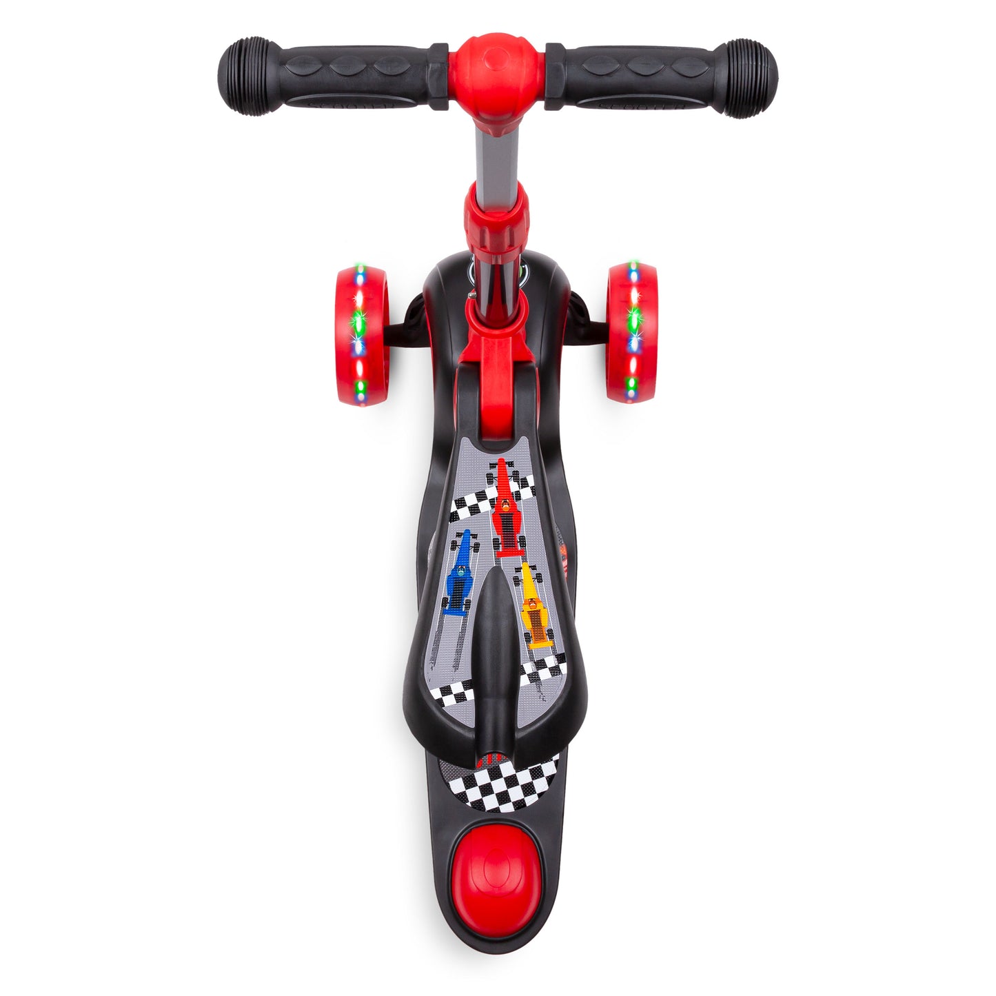 Kidwell-RIMBA-step-Red/black-with saddle