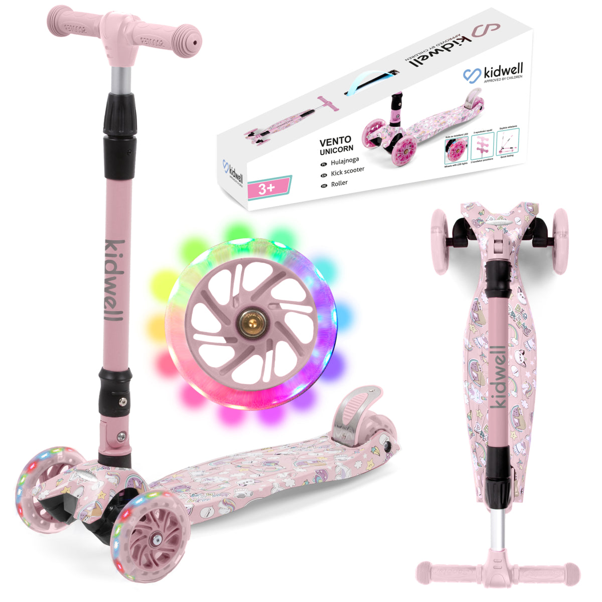 Kidwell-VENTO-FOLDABLE SCOOTER 120 mm-Unicorn