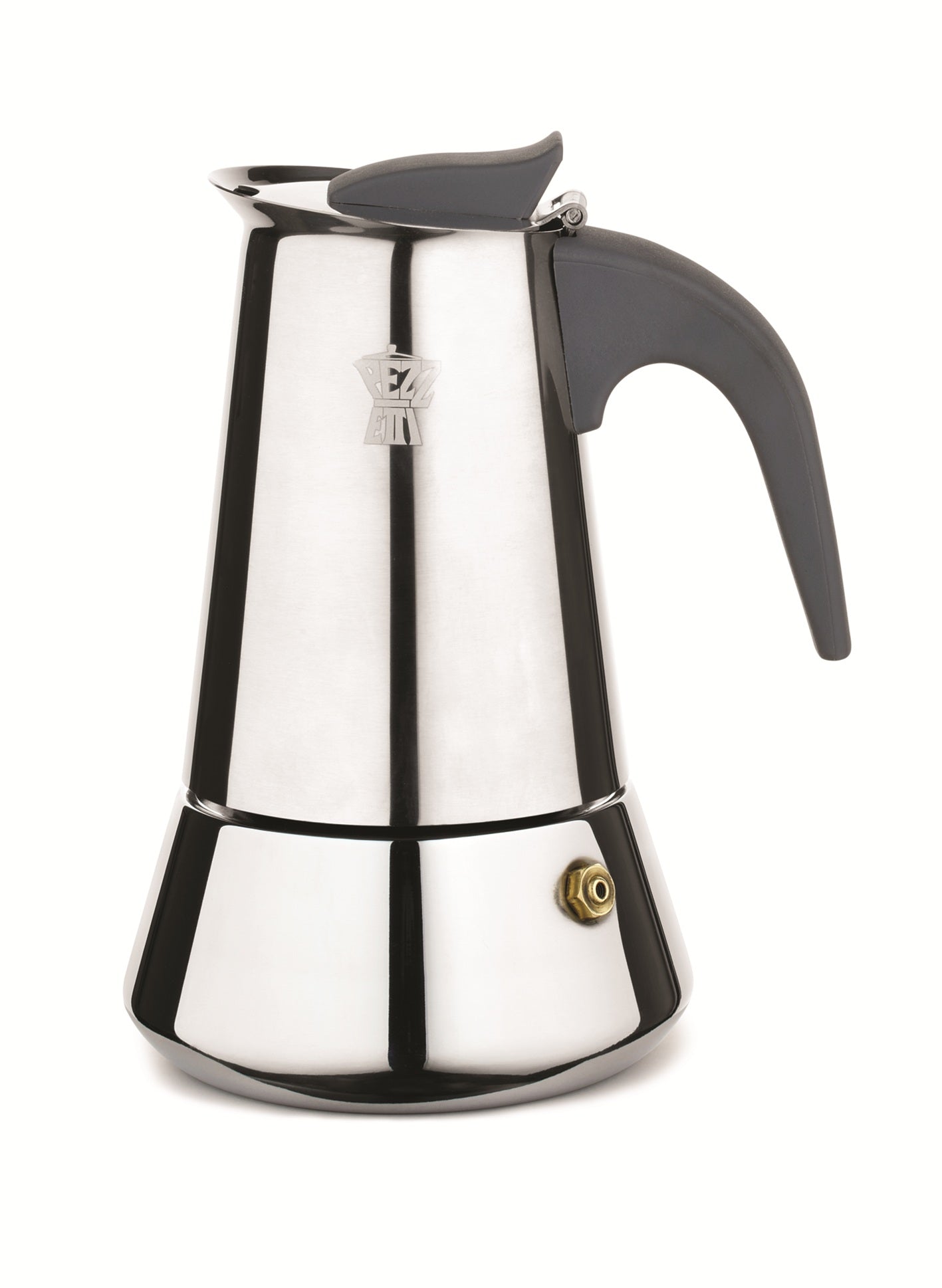 Pezzetti espressomaker - koffiemaker - 6 kops - roestvrijstaal - inductie - gas - elektrisch - percolator- moka pot