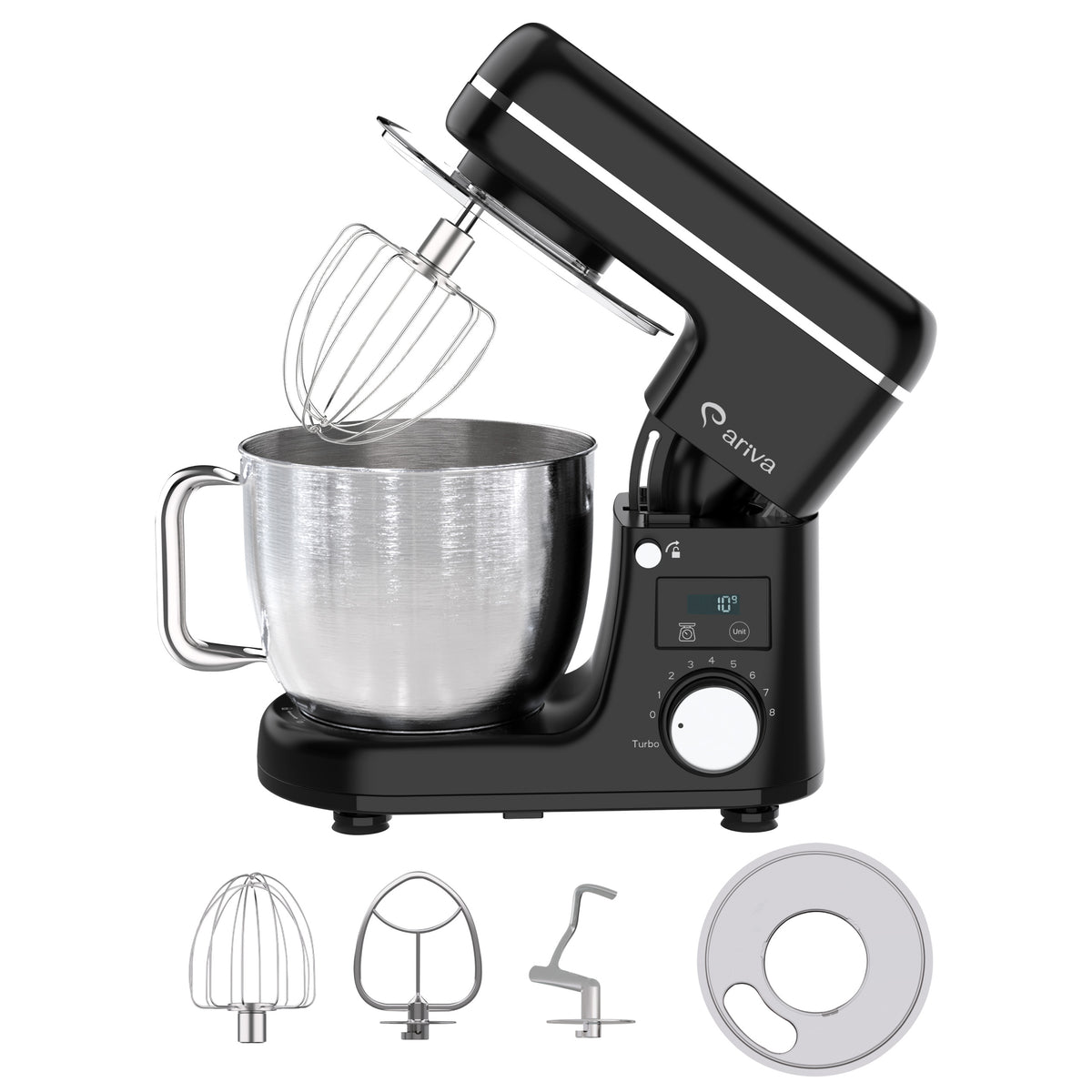 ARIVA-Kitchen machine-1500W-With built-in scale-5 Liter-8 Speeds-Stand mixer-Kitchen mixer