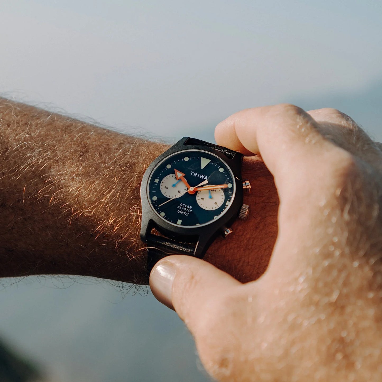 Triwa-Ocean Timer Black