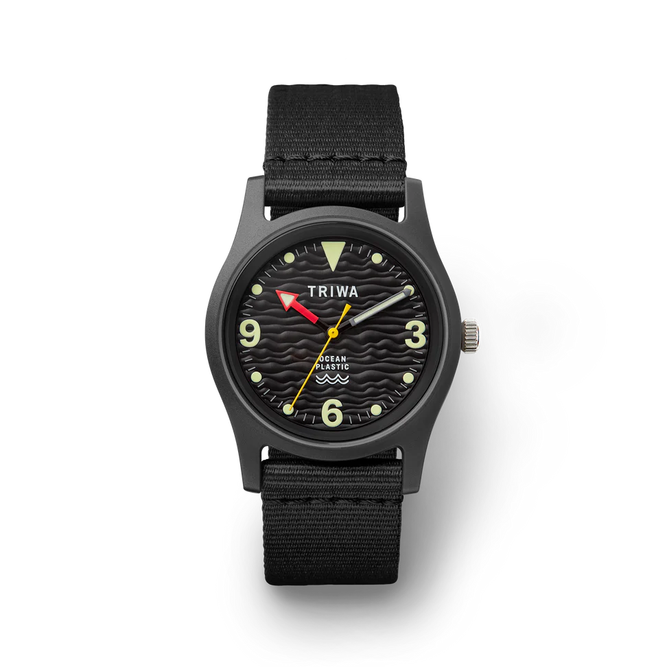 Triwa-Ocean Plastic Octopus Black