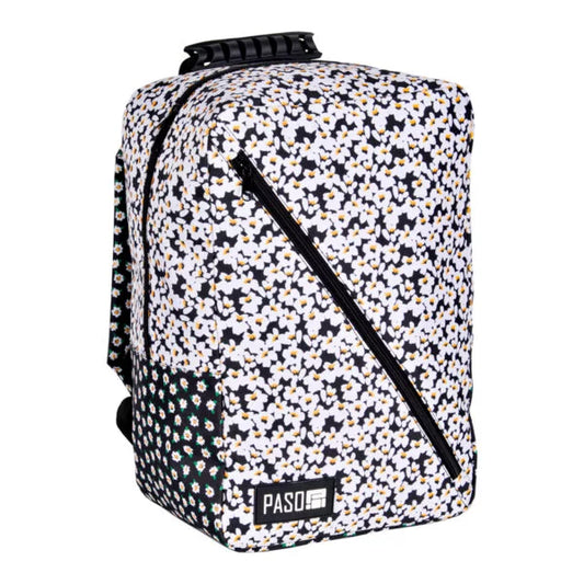 Paso rugzak - 40x20x25 cm - bloemen - Wizzair - Ryanair - handbagage