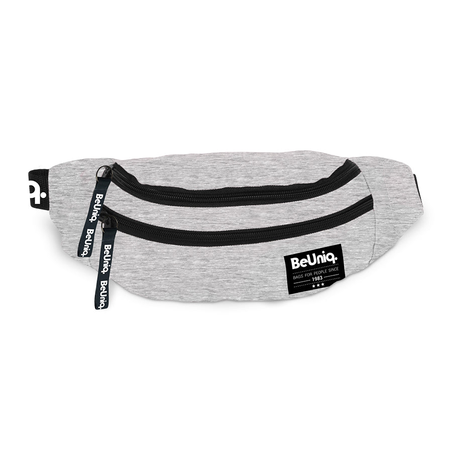 BeUniq heuptas - 23 x 15 x 8cm - grijs - crossbody bag