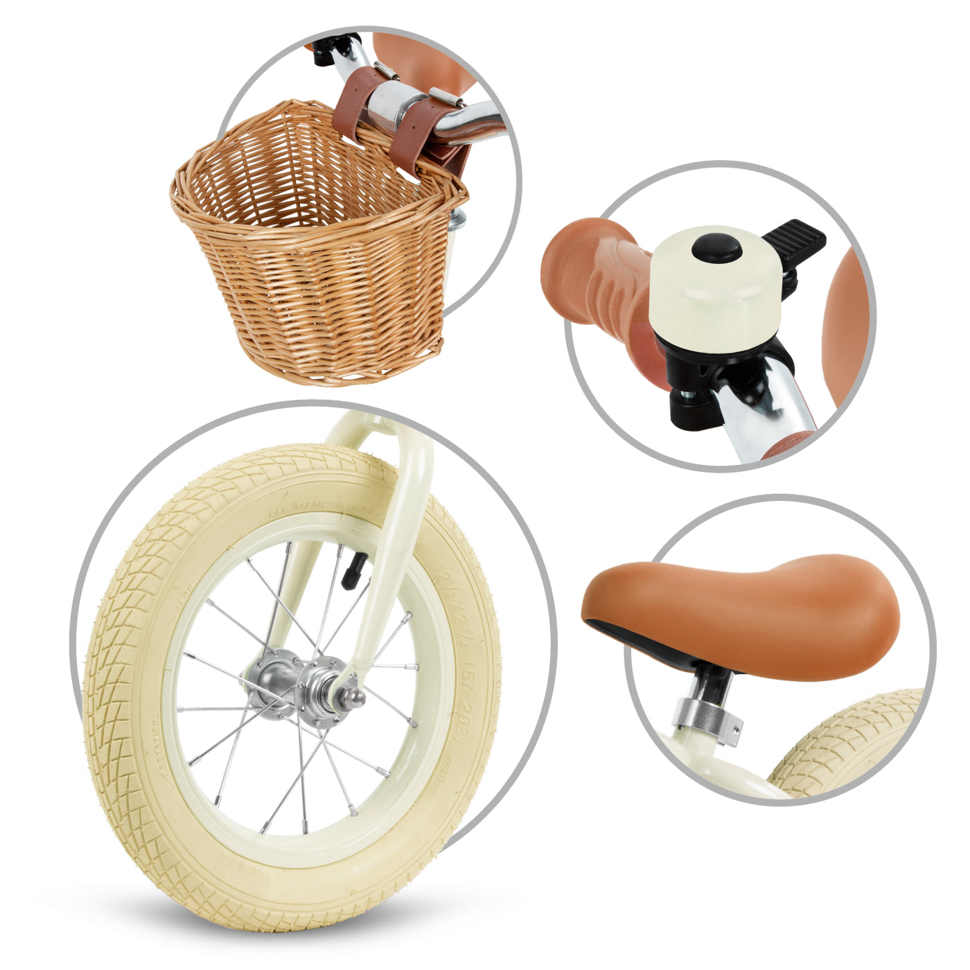 Kidwell Balance Bike Classy Cream