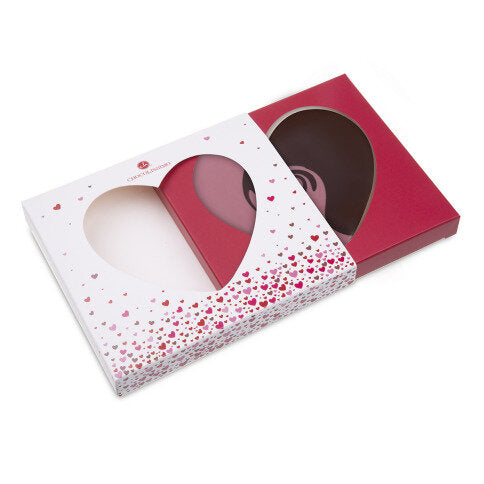 Chocolate heart - Harmony - Ruby and pure