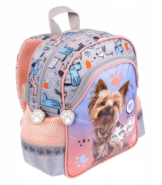 My Little Friend - rugzak - schooltas - 27x23x10 cm - puppy - mini