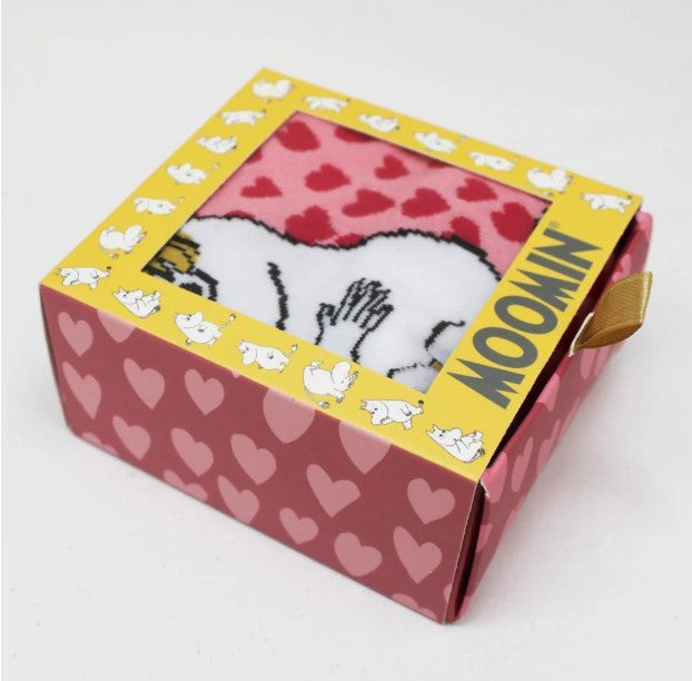 Moomin-sokken met hartjesprint