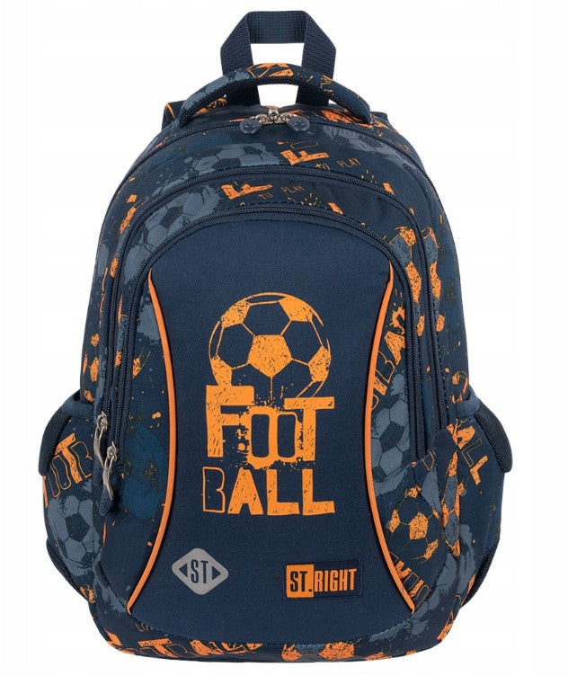 St.Right-rugzak-schooltas-15"-voetbal-39x27x17cm-20 liter-voetballen