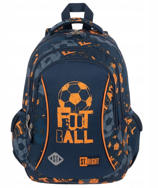 St.Right-rugzak-schooltas-15"-voetbal-39x27x17cm-20 liter-voetballen