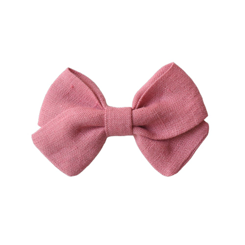 Medium Indisch roze strik HANDGEMAAKT