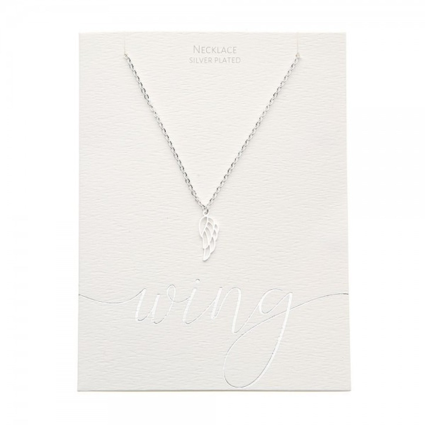 Crystals by HCA-Classic-Ketting-Verzilverd-Engelenvleugel