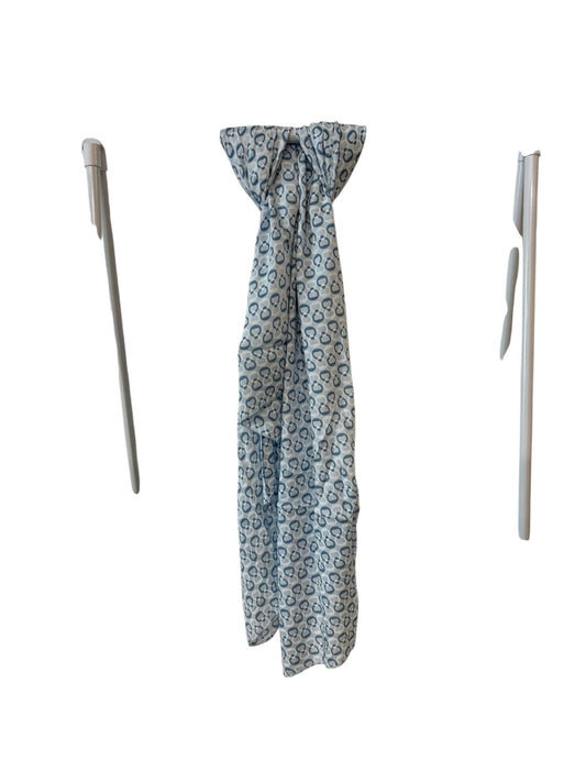 Szalik-Bawełna-Jedwab-Włoski