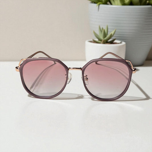 Zonnebril-Enzo Colini-Dames-Dusty Rose-Etui en doekje GRATIS