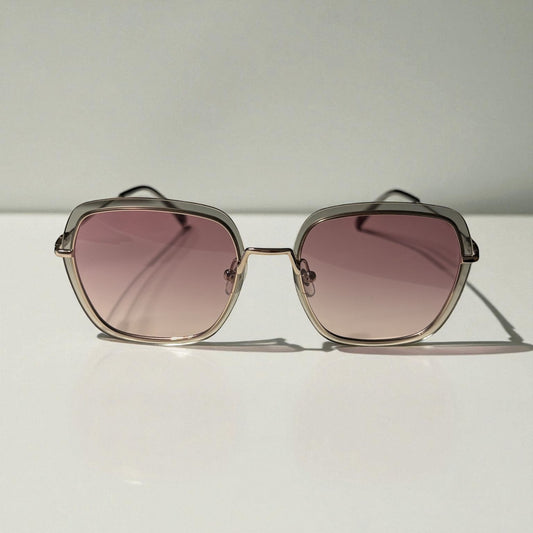 Zonnebril-Enzo Colini-Dames-Groen-Etui en doekje GRATIS