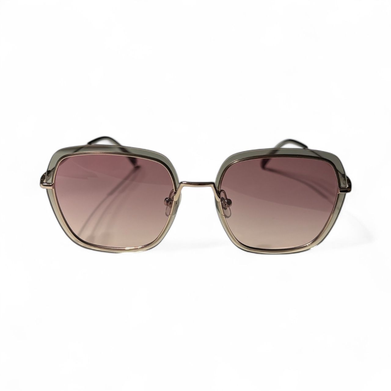 Zonnebril-Enzo Colini-Dames-Groen-Etui en doekje GRATIS