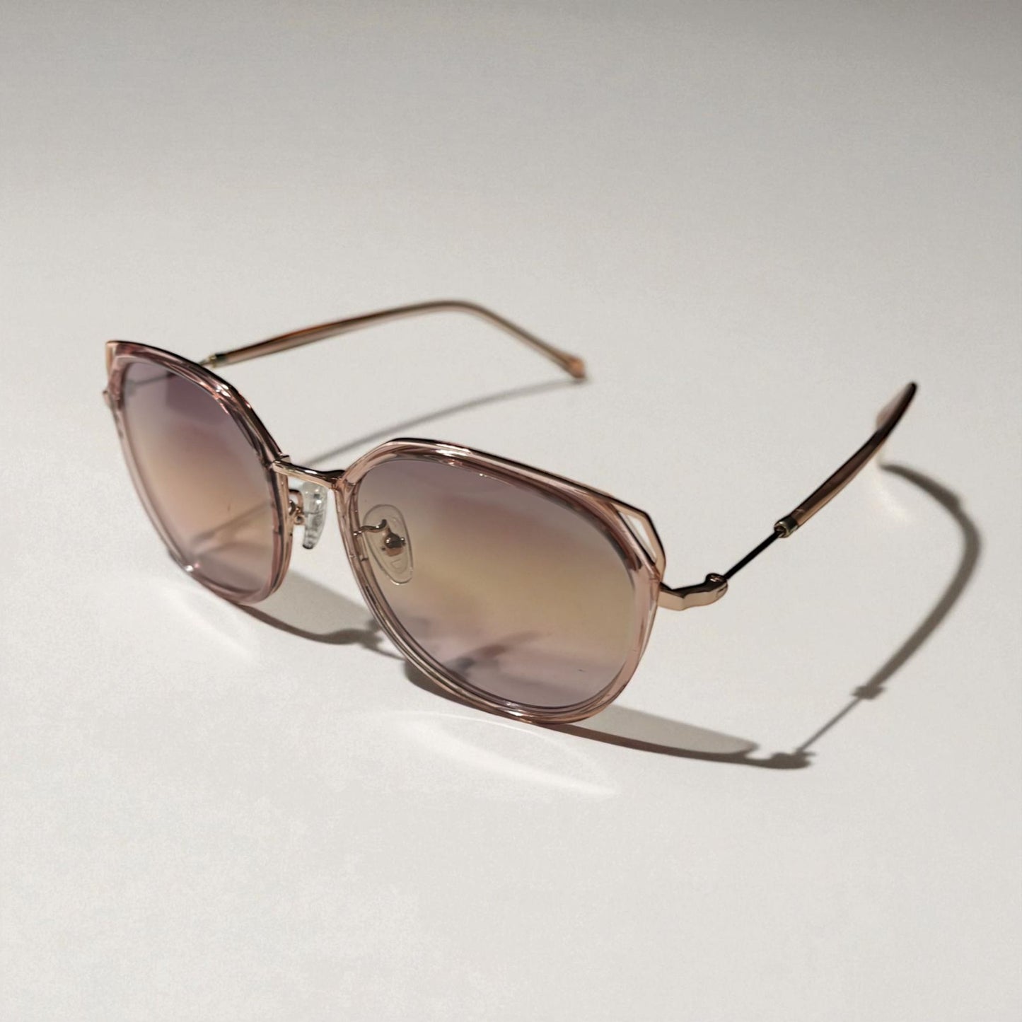 Zonnebril-Enzo Colini-Dames-Roségoud-Etui en doekje GRATIS