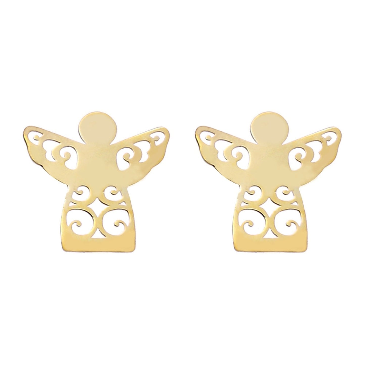 Crystals by HCA-Classic-Oorbellen-Verguld-Beschermengel