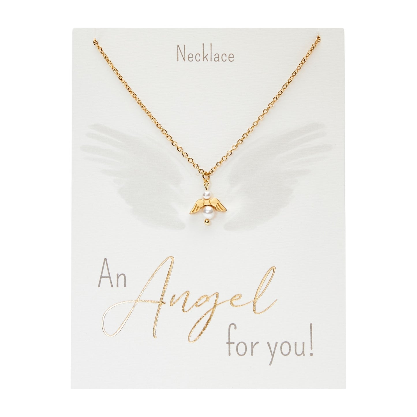 Crystals by HCA-Ketting-An angel for you-Verguld