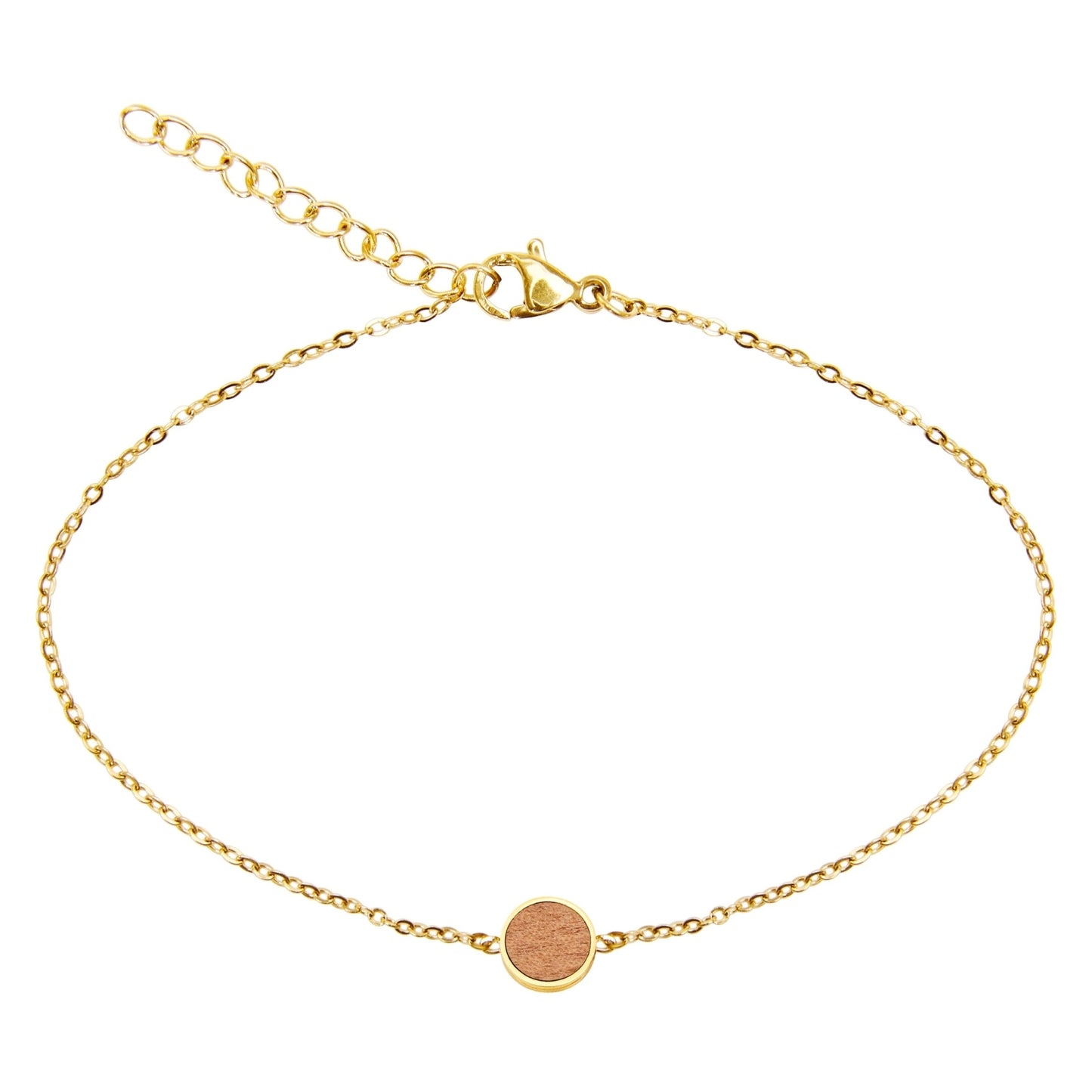 Crystals by HCA-Armband-Piece of Life-verguld-cirkel