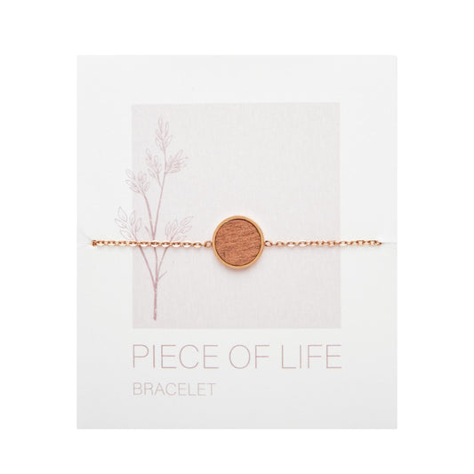 Crystals by HCA-Armband-Piece of Life-Roségoud-Cirkel