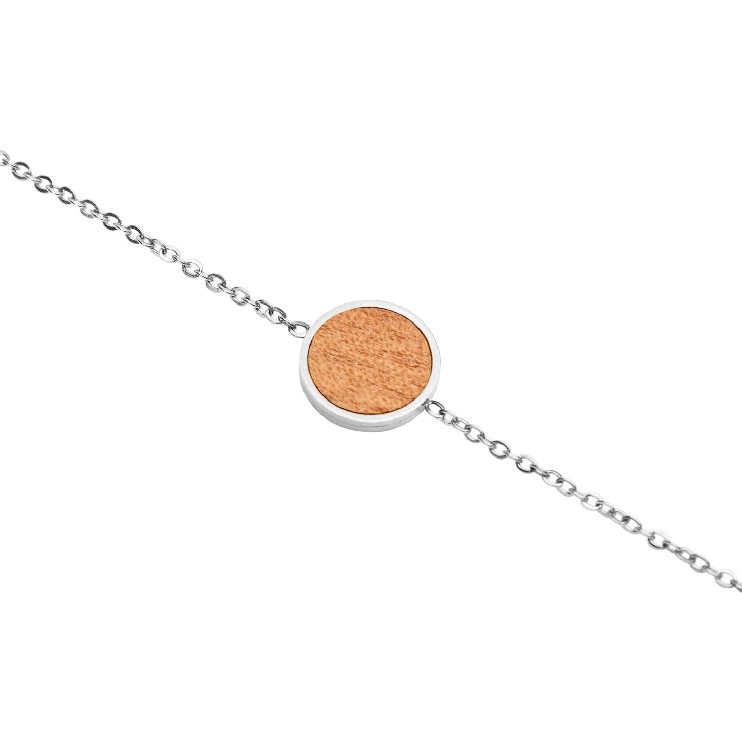 Crystals by HCA-Armband-Piece of Life-Roestvrijstaal-Cirkel