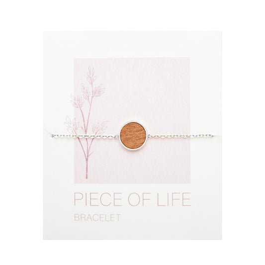 Crystals by HCA-Armband-Piece of Life-Roestvrijstaal-Cirkel