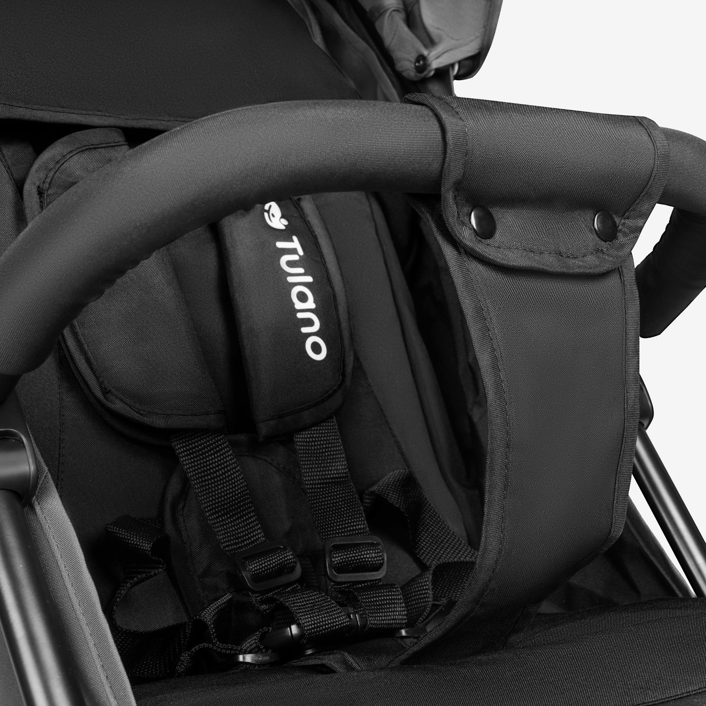 Tulano-Buggy-Davos 35-Vanaf 6 maanden-Tot 22 kg-Grijs/zwart