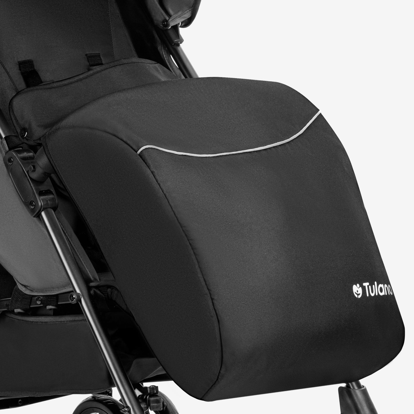 Tulano-Buggy-Davos 35-Vanaf 6 maanden-Tot 22 kg-Grijs/zwart