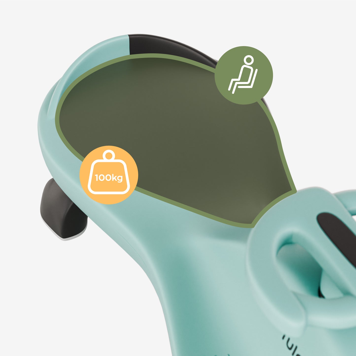 Tulano Focus 45 Ride-On Gravity Rider - Up to 100 kg - Gray